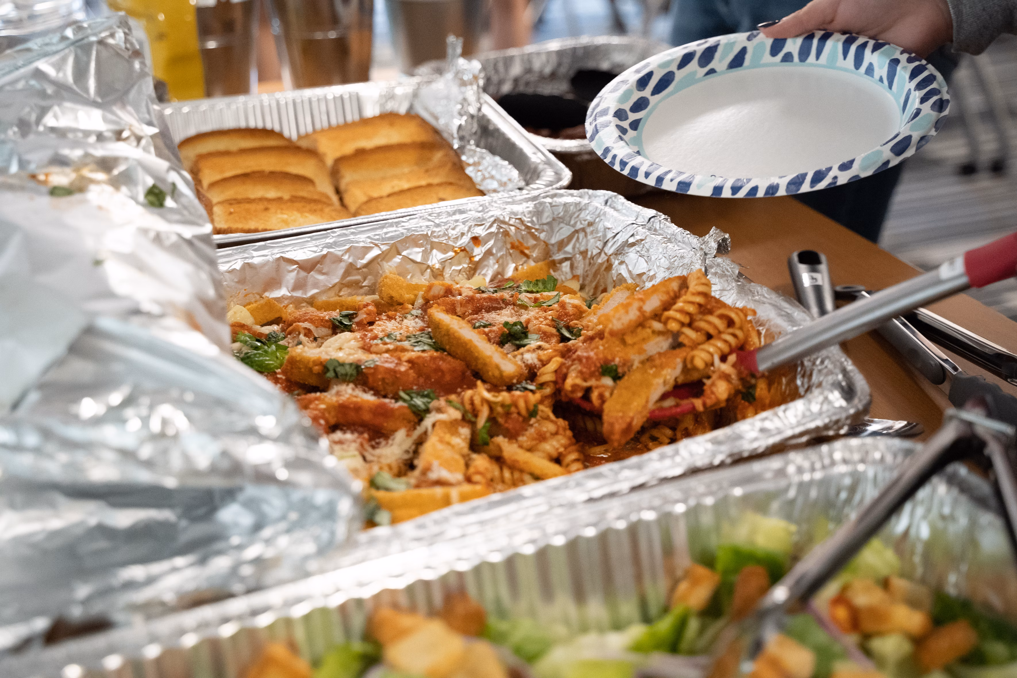 Prepared catering trays